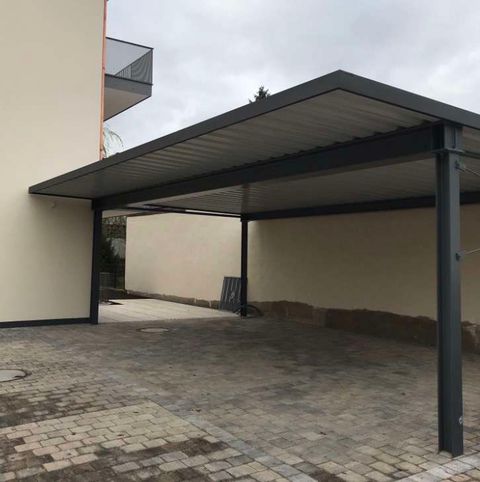 Carport m. Trapezblech
