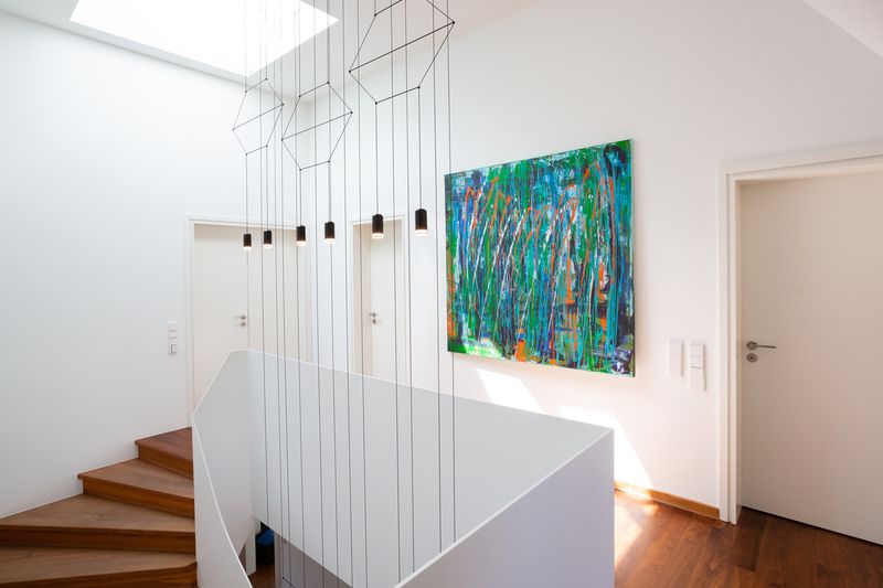 Stabgeländer an der Galerie